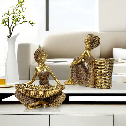 Dekorative Hirschfigur mit Glitzerdetails Brehn