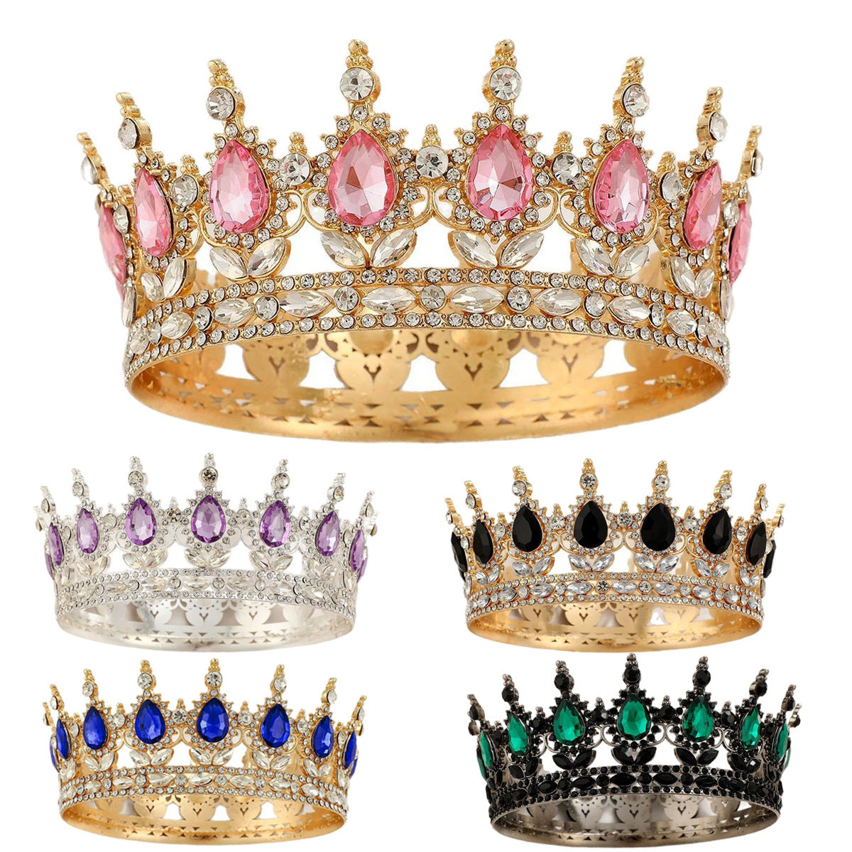 Damen Glamouröse Krone Brehn
