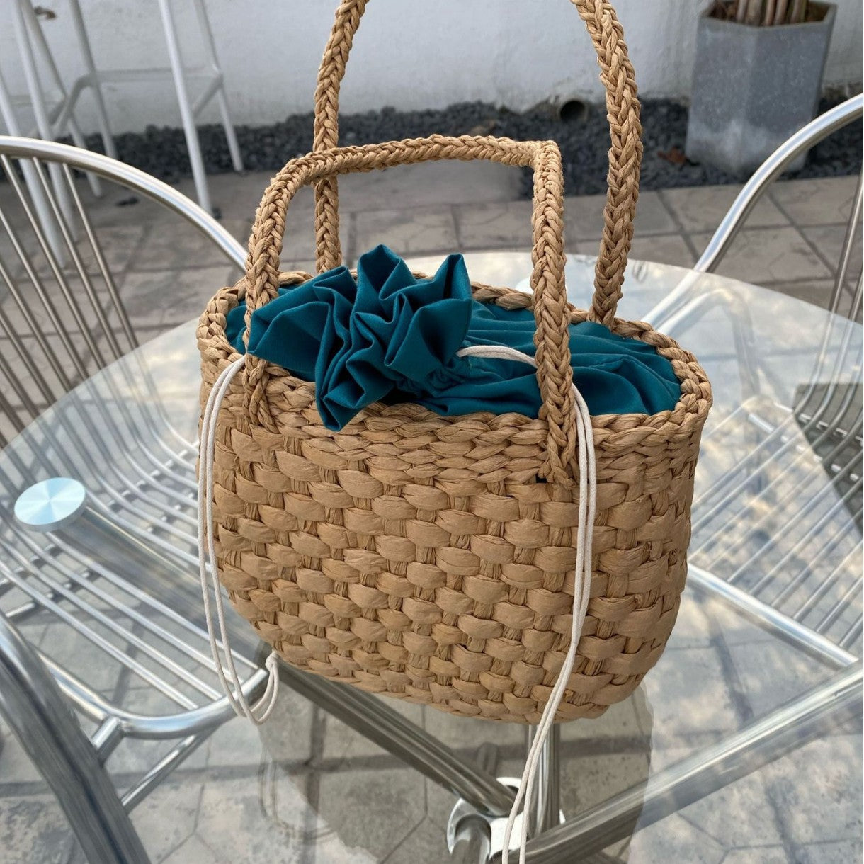 Damen Geflochtene Tasche Brehn