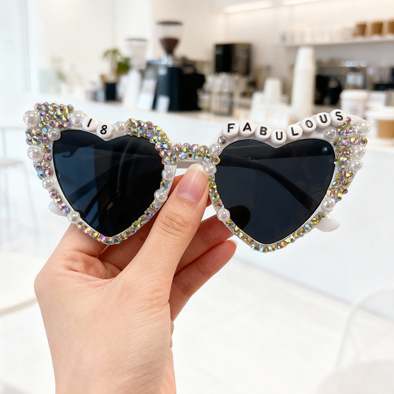 Glamouröse Herzförmige Sonnenbrille Brehn