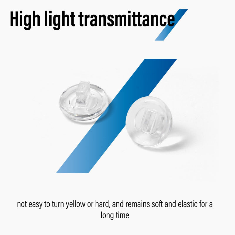 Transparent Optical Frame Nose Pad Set Brehn