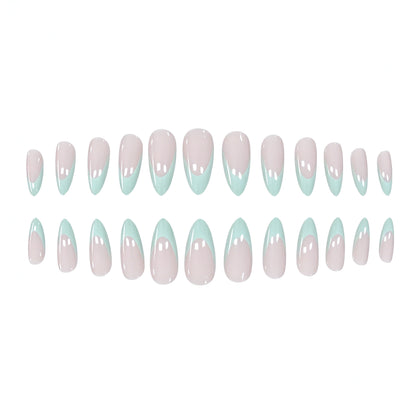 Elegante französische Spitze Acryl-Nagelverlängerungen Brehn 1789915404