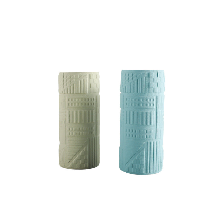 Strukturierte Keramische Dekorative Vase