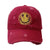 Damen Distressed Smiley Face Baseball Cap Brehn