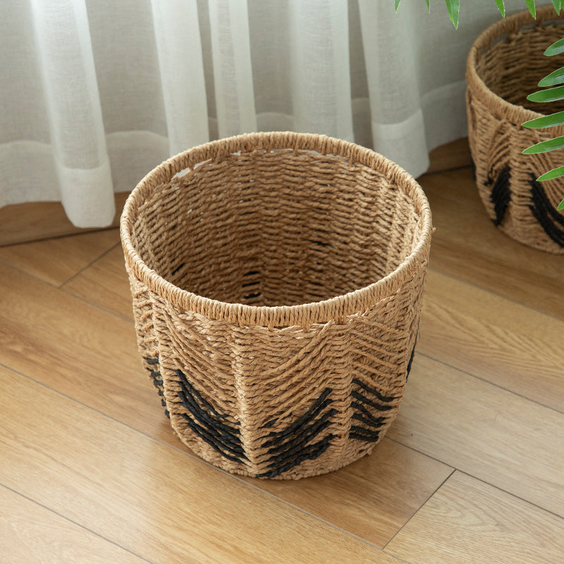 Moderner Aufbewahrungskorb mit geometrischem Design