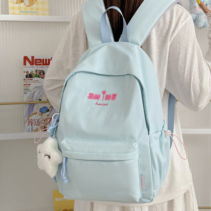 Verspielter Grafikdruck-Rucksack Brehn