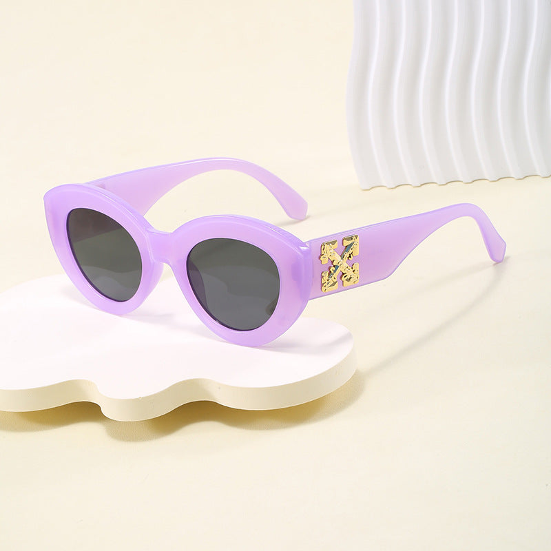 Damen Cat-Eye Sonnenbrille mit luxuriösen Akzenten und robustem Kunststoffrahmen Brehn