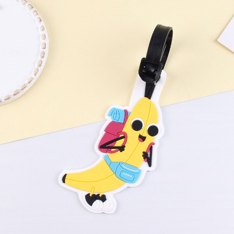 Spaßige Bananenfiguren-Gepäckanhänger Brehn