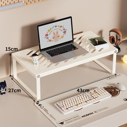 Ergonomischer belüfteter Metall-Laptop-Ständer mit Untertisch-Speicher