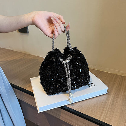 Pailletten Mini Abendtasche