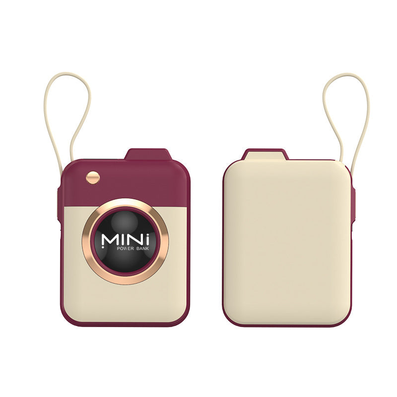 Mini-Powerbank mit Trageband und Hoher Kapazität Brehn