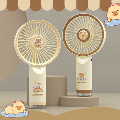 Unisex Tragbarer Handventilator mit verspieltem Capybara-Design Brehn