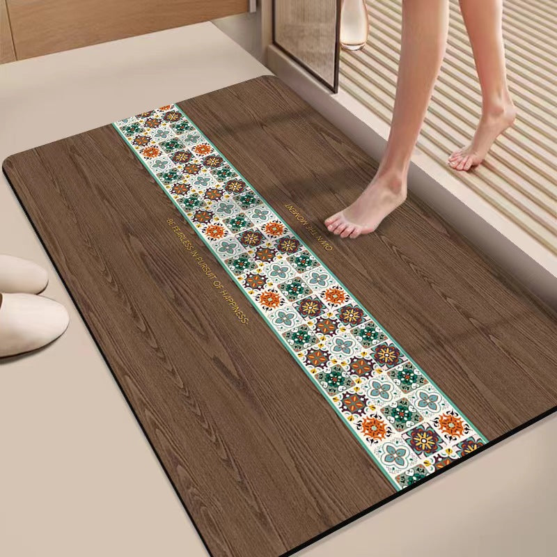 Dekorative Memory Foam Badematte Brehn