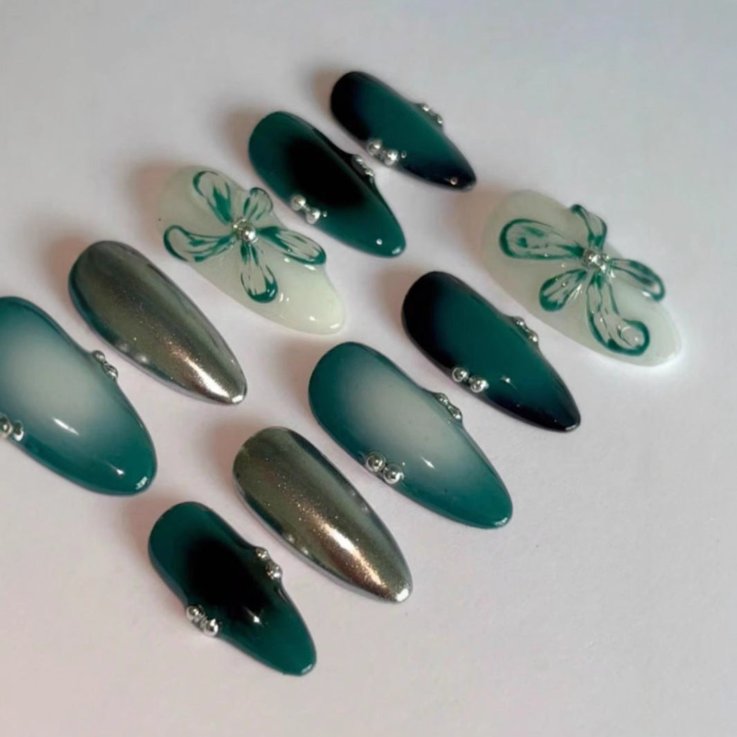 Künstlerisches Press-On Nagelkunstset Brehn