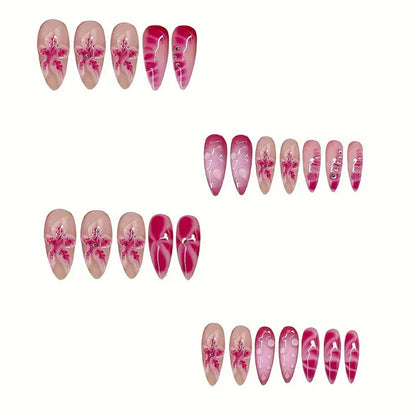 Künstlerisches Stiletto Nageldesign Brehn