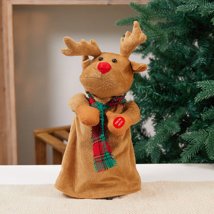 Dekorativer Weihnachtsmann mit Glöckchen Brehn