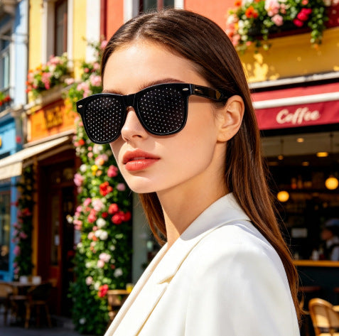 Retro Perforierte Sonnenbrille Brehn
