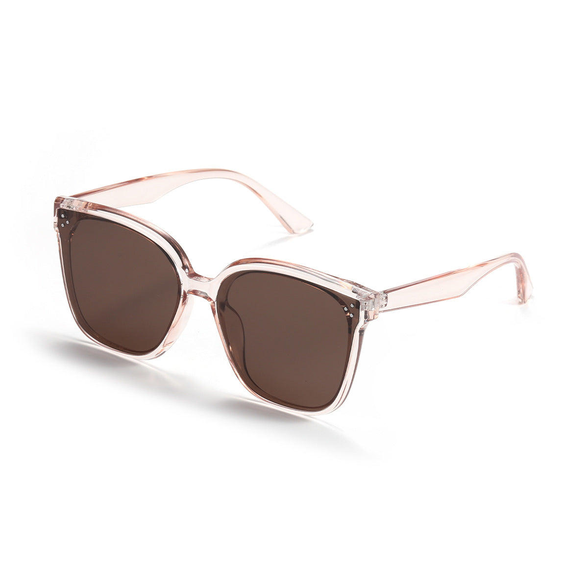 Damen modische Sonnenbrille mit transparentem Akzent Brehn