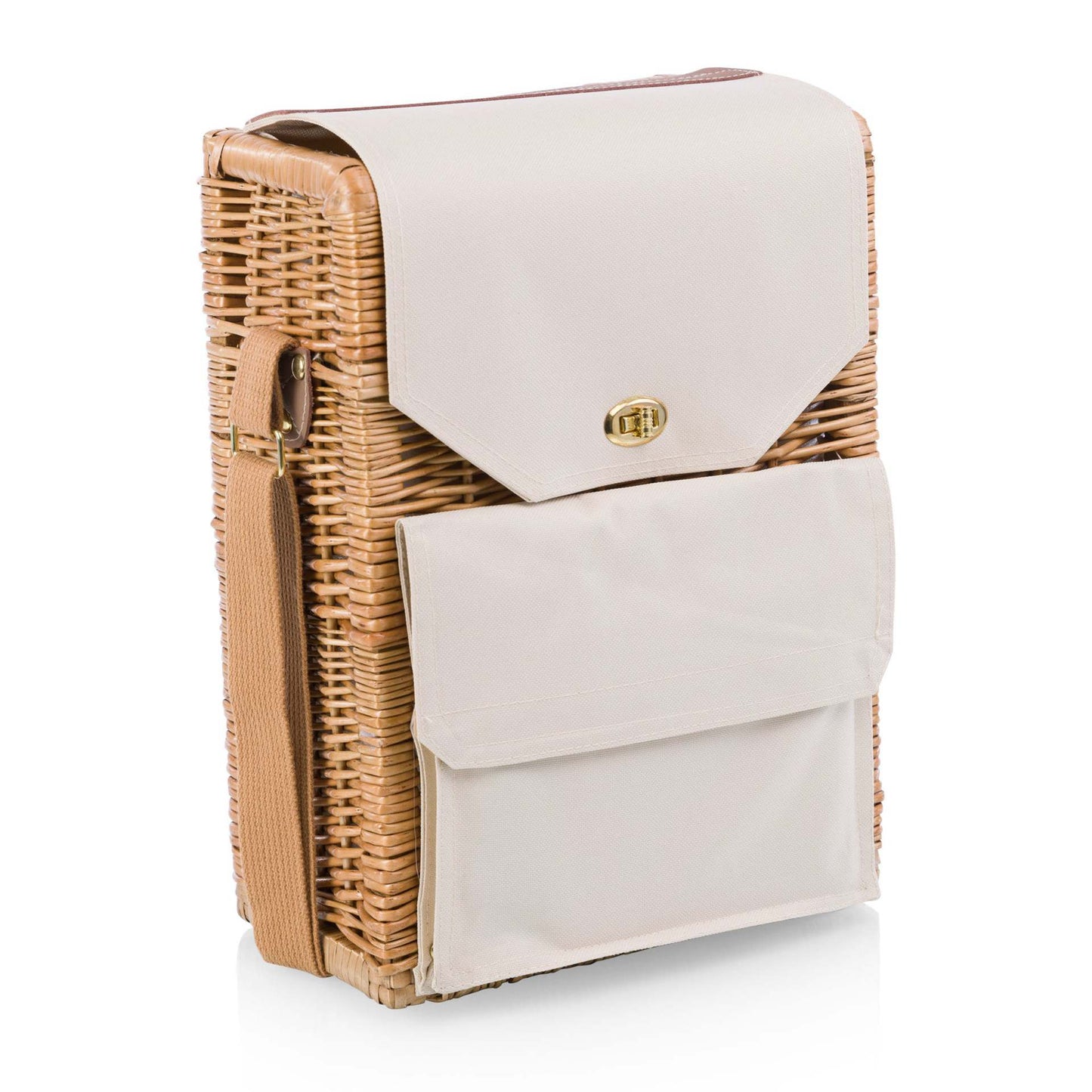 Damen Eleganter Picknickkorb mit praktischen Fächern Brehn