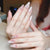 Elegantes Press-On-Nagelset mit glänzendem Finish Brehn