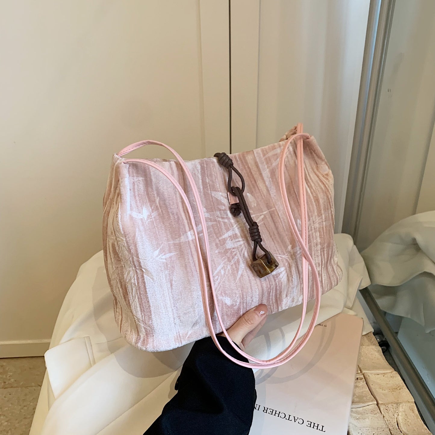 Schicke strukturierte Handtasche Brehn
