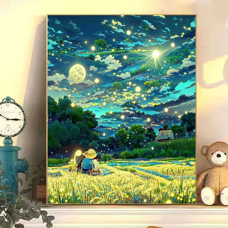 Fesselnde Mondlicht Landschaft Leinwand Kunst Brehn