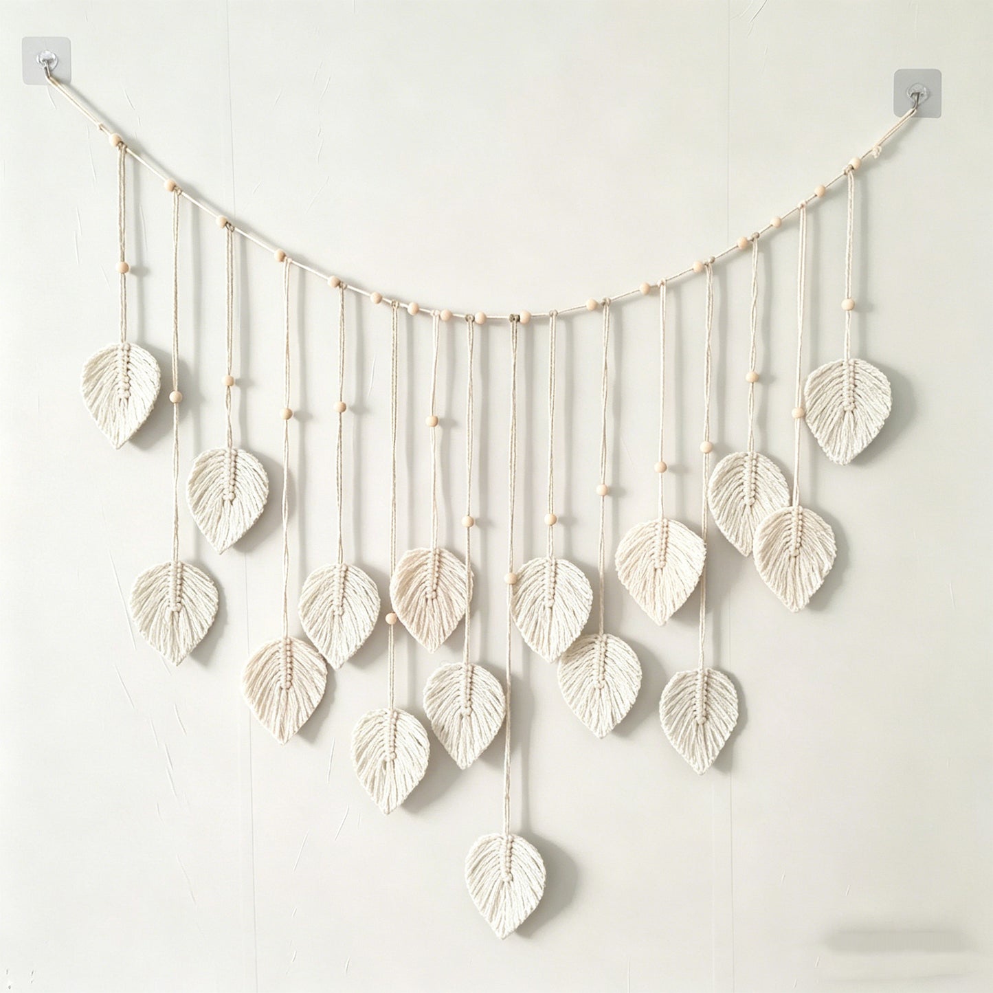 Makramee Blatt Wandbehang