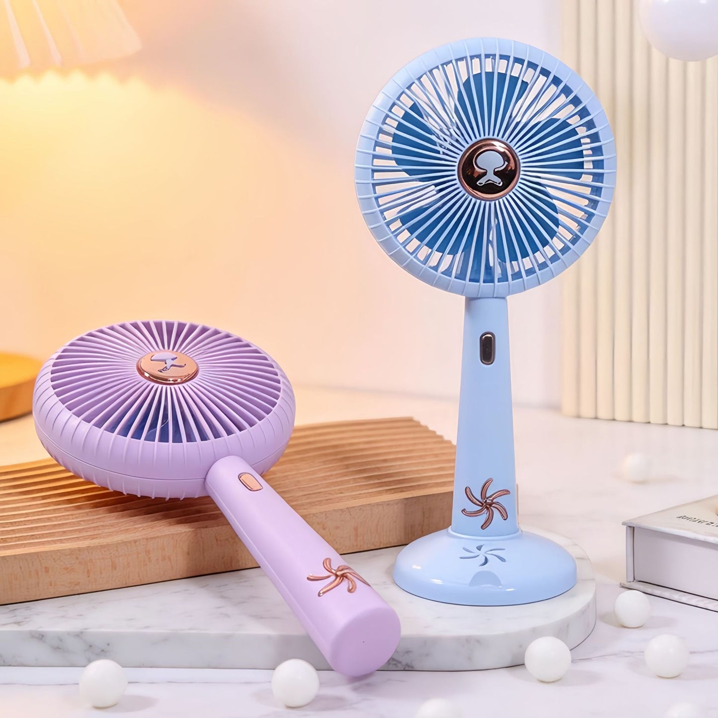 Damen Tragbarer USB Mini-Ventilator mit innovativem Design Brehn