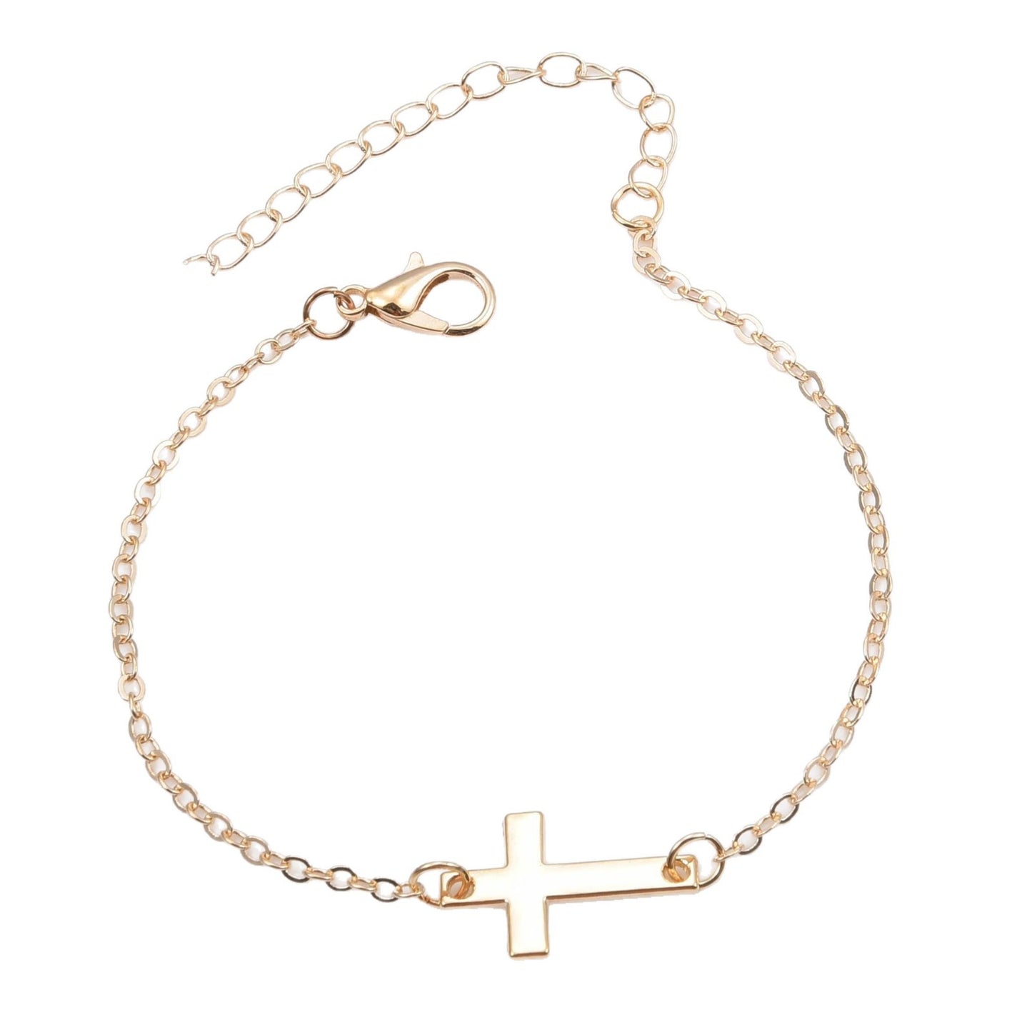Minimalistische Kreuz Charm Armband Brehn