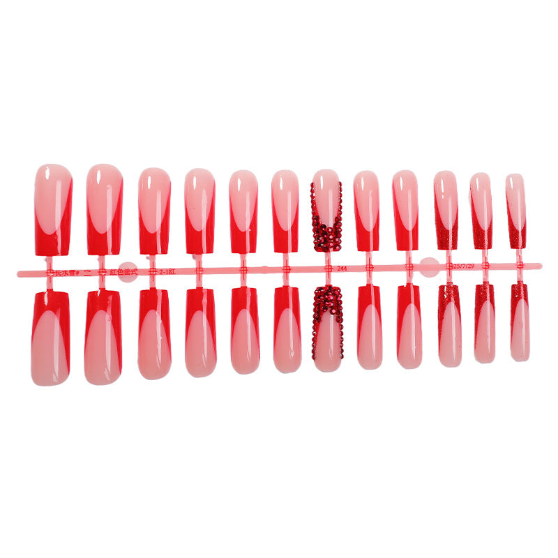 Premium anpassbares Press-On Nagelset Brehn