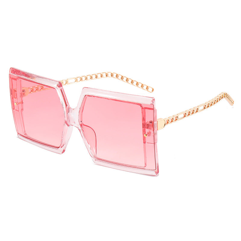 Damen elegante oversized Sonnenbrille mit quadratischem Rahmen Brehn