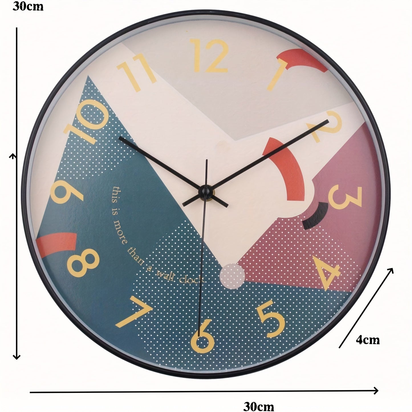 Minimalistische Wanduhr Brehn