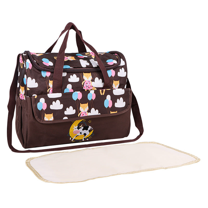 Multifunktionale Wickeltasche mit Integrierter Wickelauflage Brehn