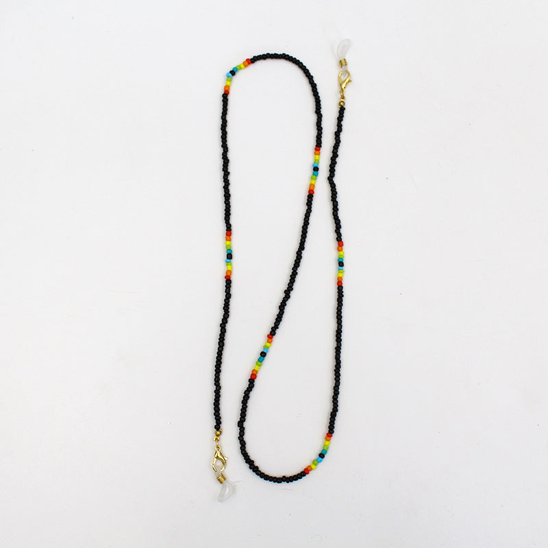 Farbenfrohe Perlen Brillenhalter Kette Brehn