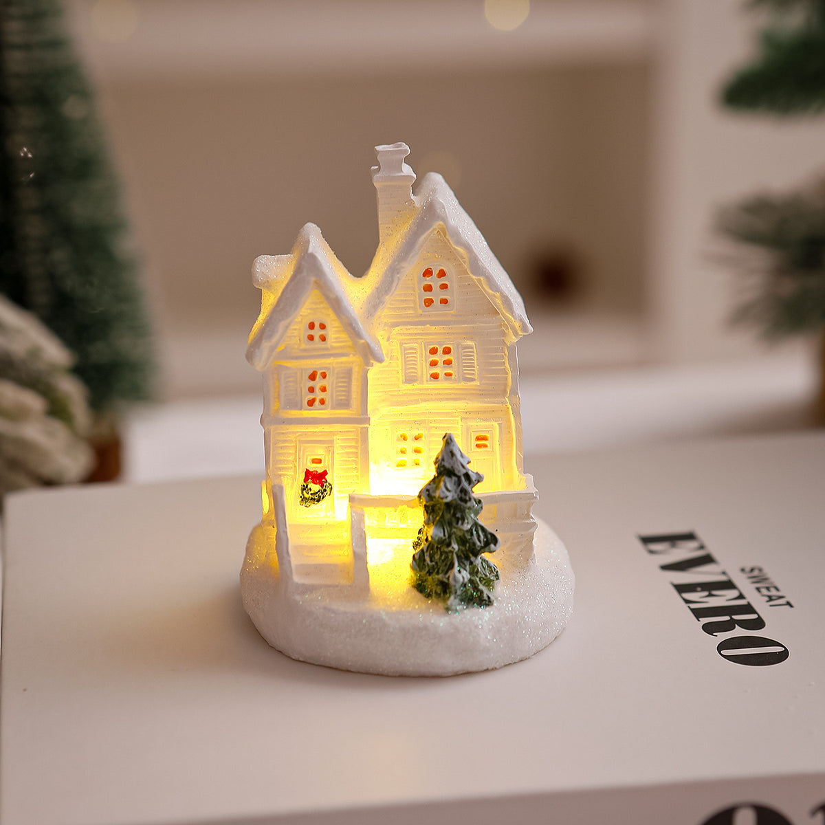 Dekoratives Weihnachtsdorf Brehn