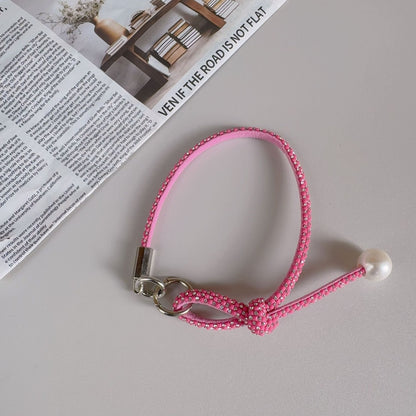 Elegante geknotte Perlenarmband-Band Brehn