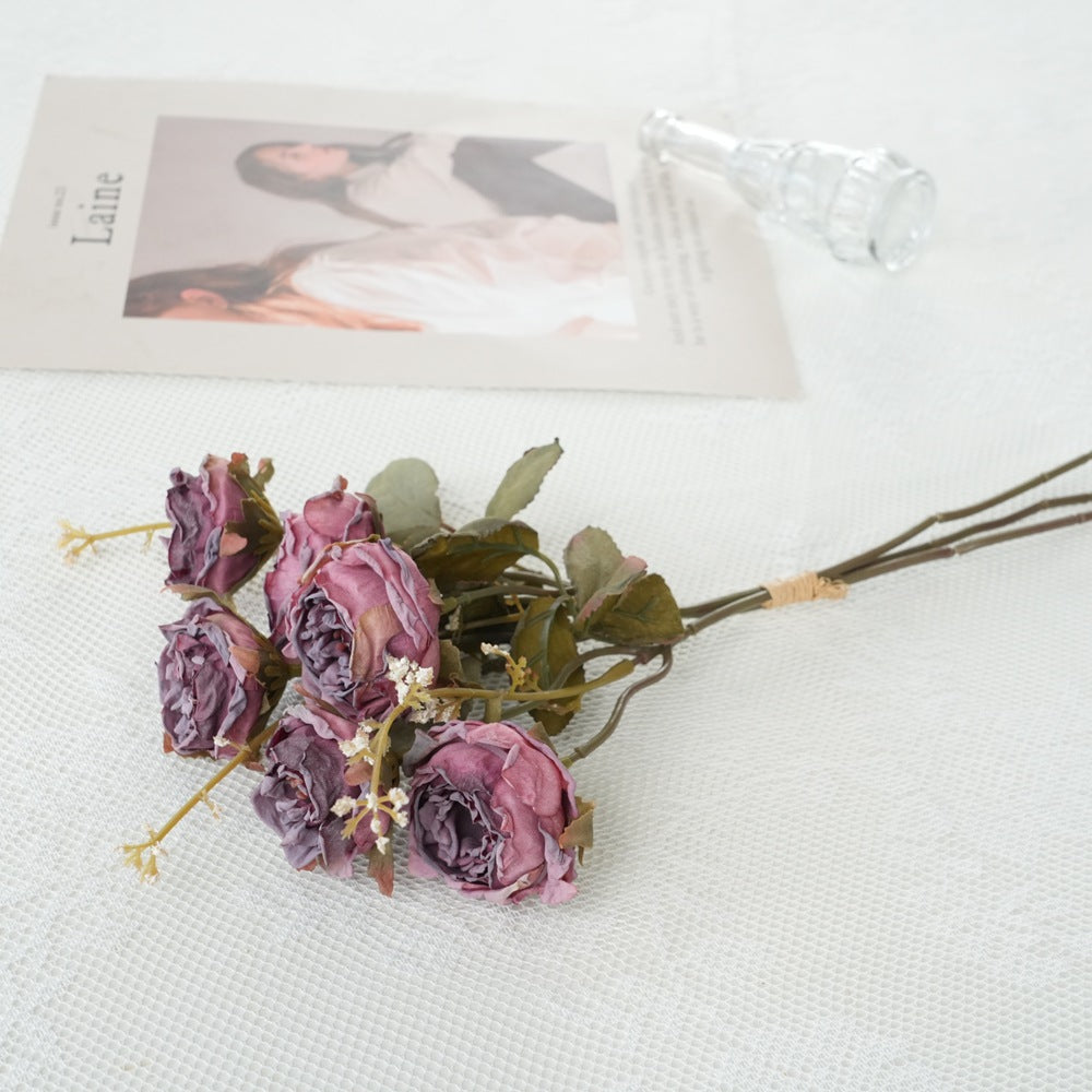 Faux Floral Rose Bouquet