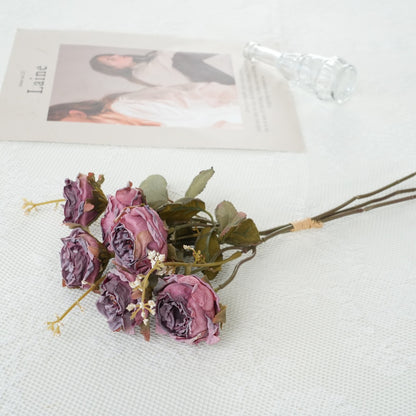 Faux Floral Rose Bouquet