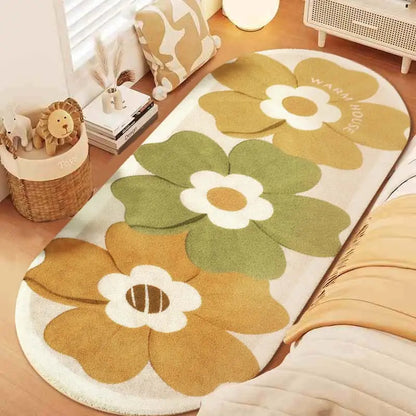 Blumenmuster Memory Foam Teppich