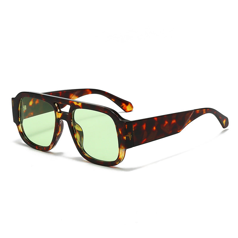 Unisex Bold Frame Retro Sonnenbrille Brehn