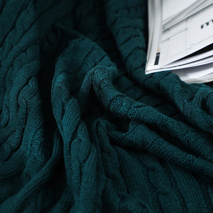 Home Gemütliche Strickdecke
