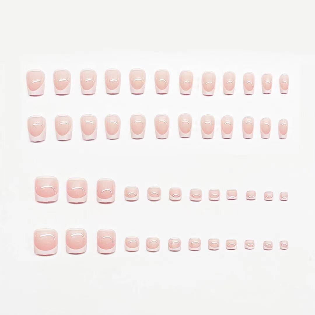 Elegantes Französisch-Spitzen Mani-Pedi-Set Brehn