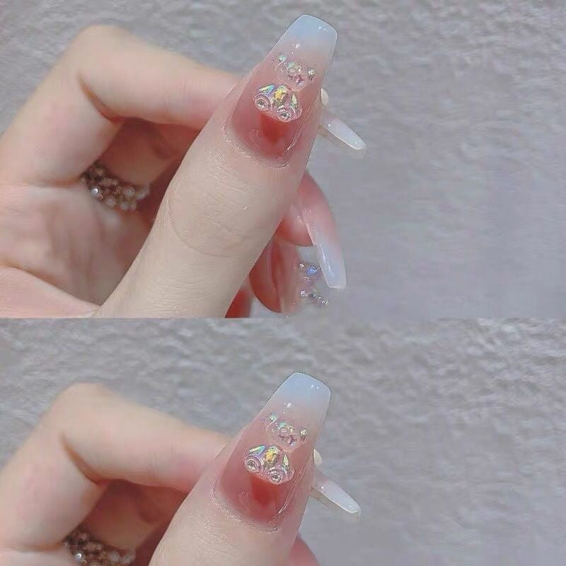 Kunstvolle Nagelkunst mit Niedlichen Hasenmuster Brehn