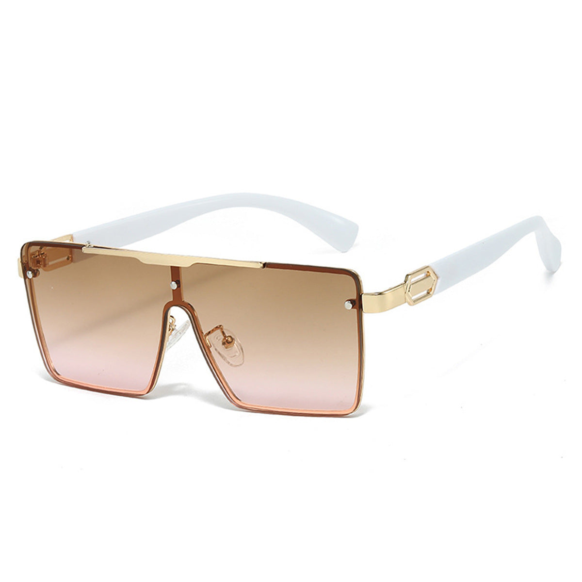 Damen Modische Oversized-Sonnenbrille im exklusiven Schildpatt-Design Brehn
