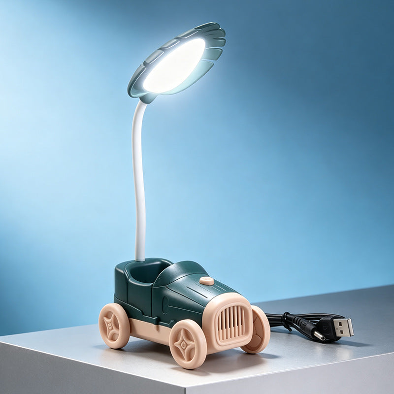 Damen LED Schreibtischlampe im verspielten Design Brehn