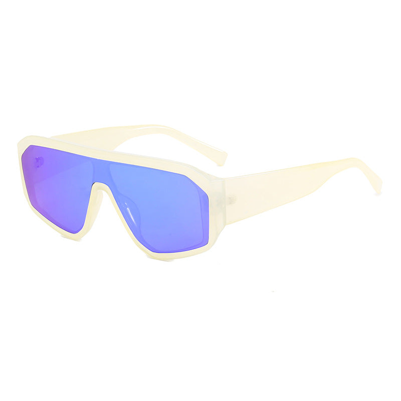 Damen Modische Oversized-Sonnenbrille im futuristischen Design Brehn