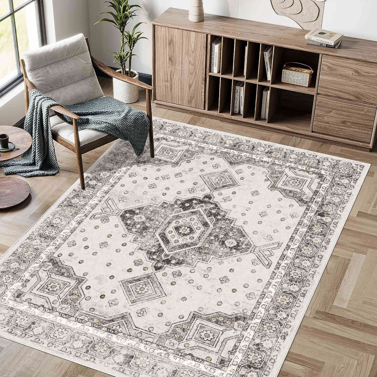 Geometrisches Muster Teppich Brehn
