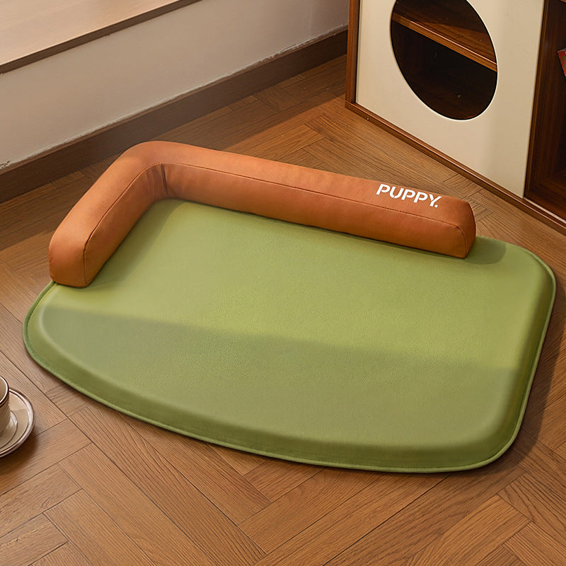 Unisex nan orthopädische Hundematte mit Gedächtnisschaum und erhöhtem Kopfkissenrand Brehn