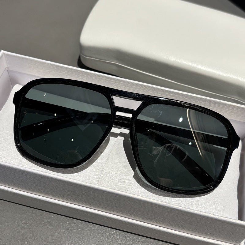 Premium Übergroße Winkelform Sonnenbrille Brehn