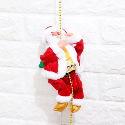 Niedliche Weihnachtsmann-Kletterfigur Brehn